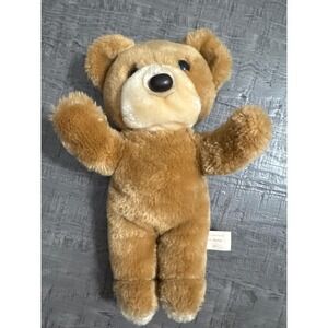 VTG 1986 Getty Gas Station Promo‎ Teddy Bear 13" Plush KBR Group Made in Korea